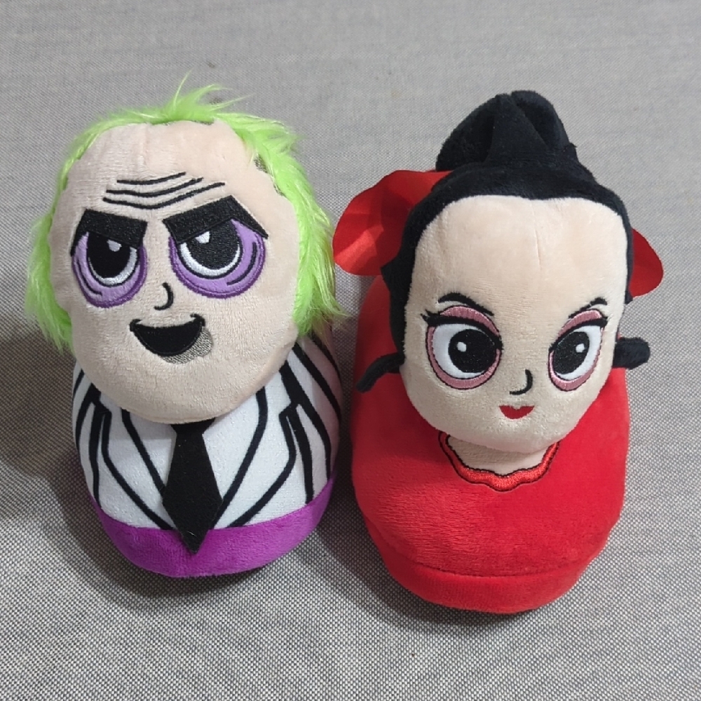 Black and Red Stuffed Animal Toy Set